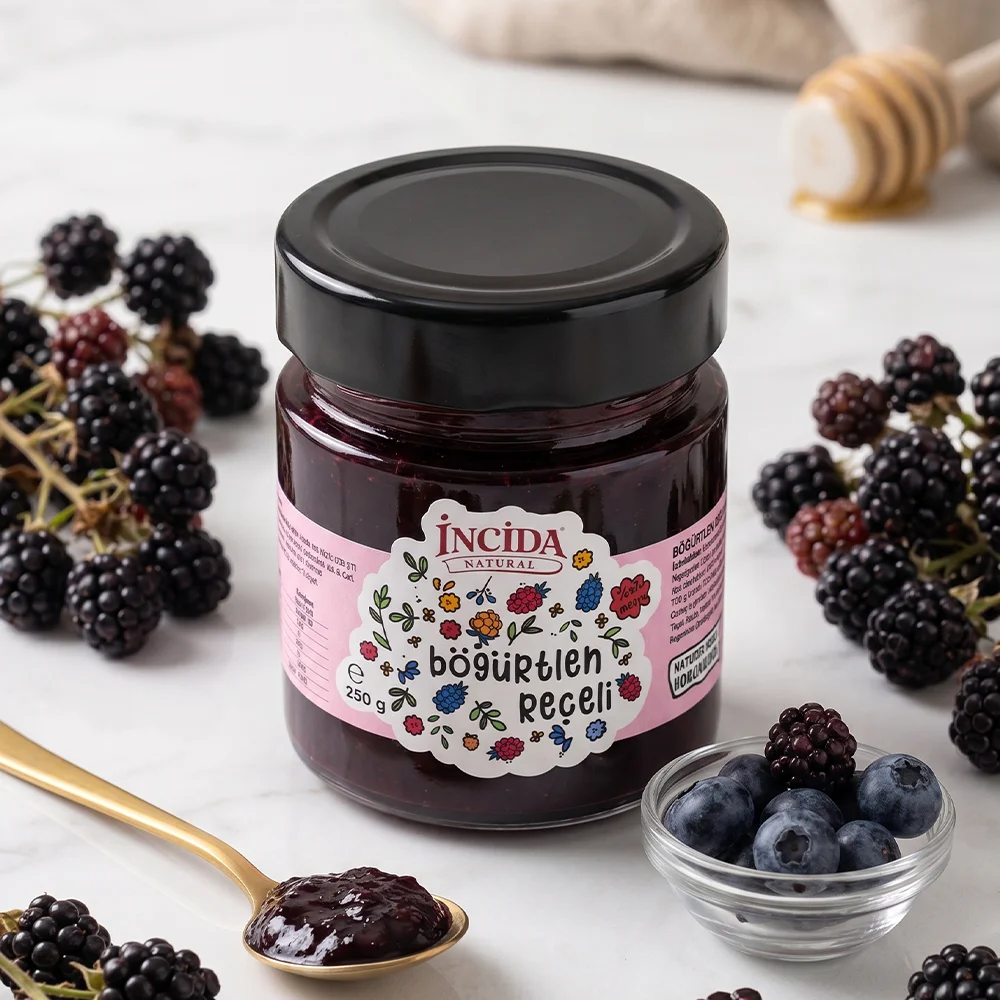Böğürtlen Reçeli 250g - %65 Meyve Oranı - 1